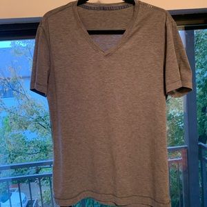 Lululemon Gray V Neck Tee